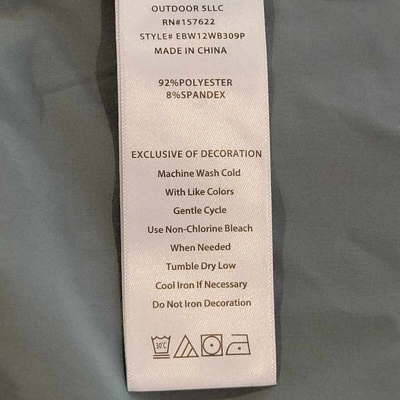 Eddie Bauer Jogger Pants Womens Size L Green Pocket Drawstring Ankle Length - Picture 9 of 9